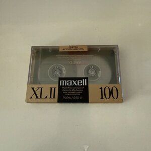 Maxell XL II 100 High Resonance Cassette Tape Made In Japan Lot of 2 Sealed